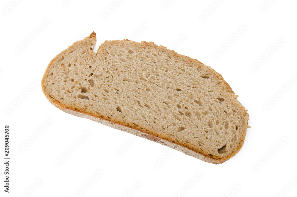 Eine Scheibe frisches Brot