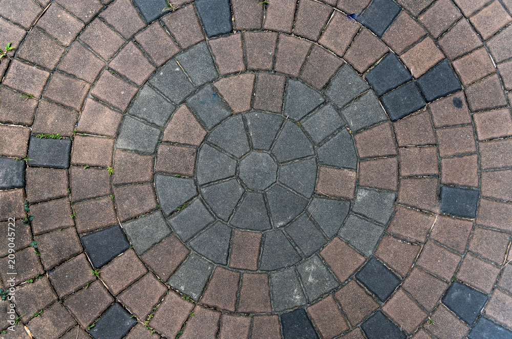 Concrete pattern, Path Walk Therapy Relaxation Concrete pattern, Path Walk Therapy Relaxation