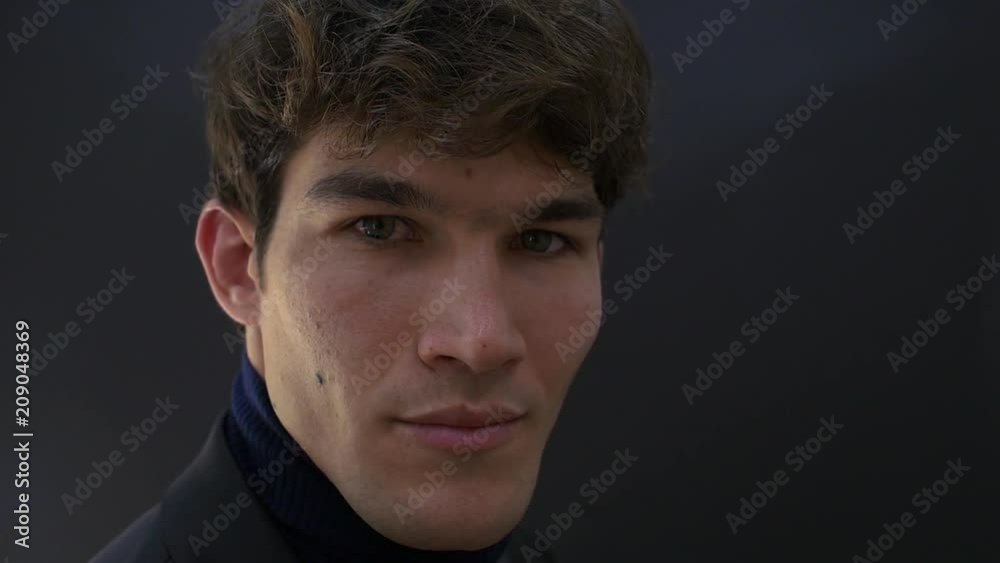 Beautiful boy model expression on colored backgrounds Beautiful boy model expression on colored backgrounds