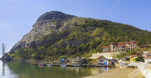 A small village in a Bay on The black sea.Crimea. © gon4