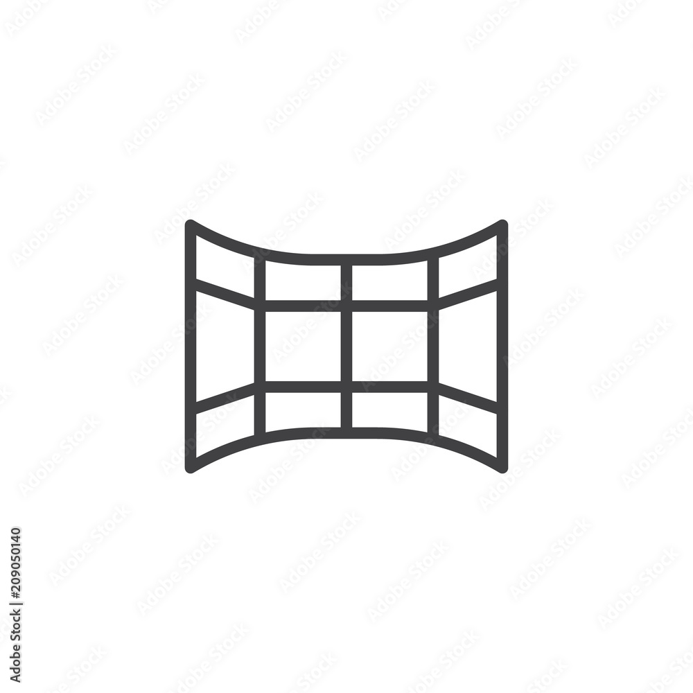Panorama view outline icon. linear style sign for mobile concept and web design. Panoramic video simple line vector icon. Symbol, logo illustration. Pixel perfect vector graphics Panorama view outline icon. linear style sign for mobile concept and web design. Panoramic video simple line vector icon. Symbol, logo illustration. Pixel perfect vector graphics