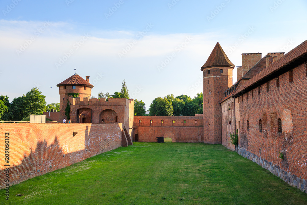 Teutonic Castle in Malbork, Poland