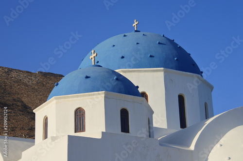 Die Kirche in Perissa auf Santorin