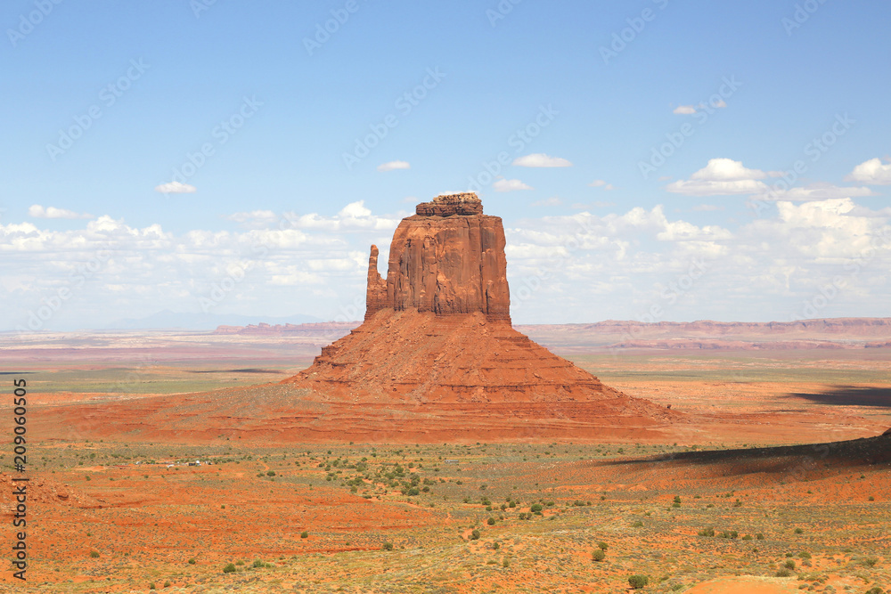 USA. Utah. Monument Valley. East Mitten Butte. USA. Utah. Monument Valley. East Mitten Butte.