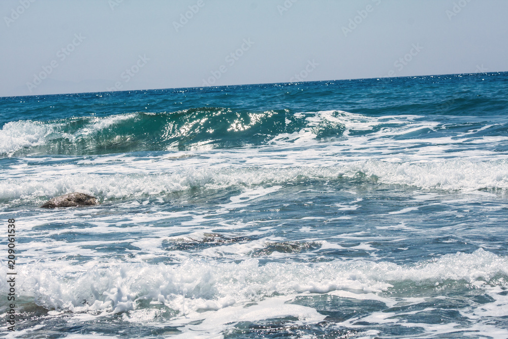 The sea and the waves The sea and the waves