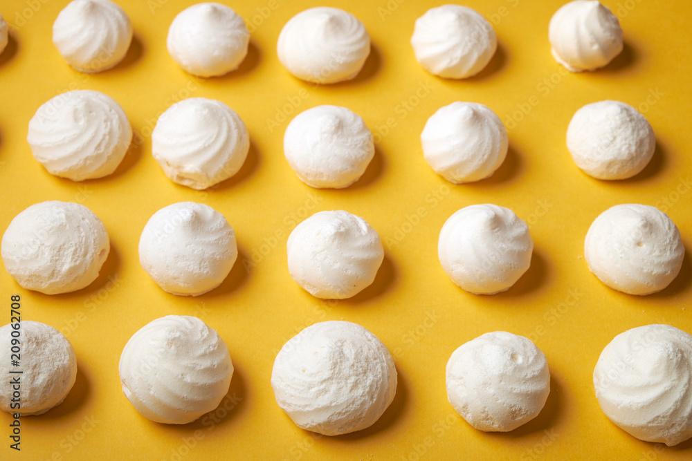 butter cookies fresh delicious dessert sweetness pattern airy meringue white