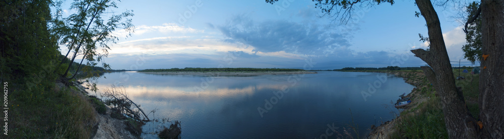 Oka river panorama