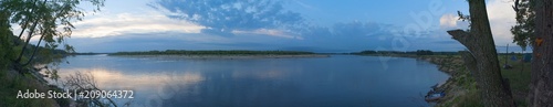 Volga river panorama