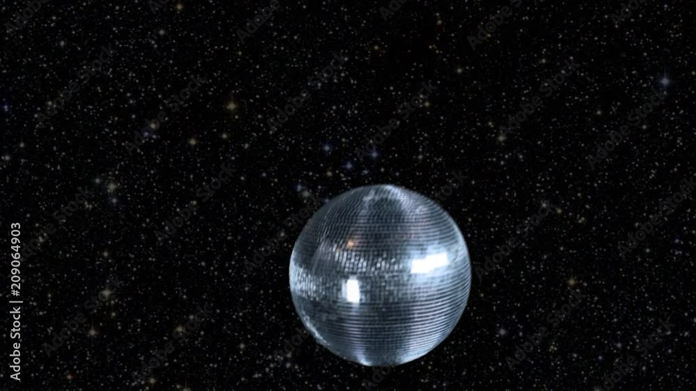 Disco ball in cosmos