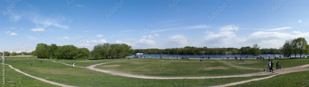 Panorama of Kolomenskoe park