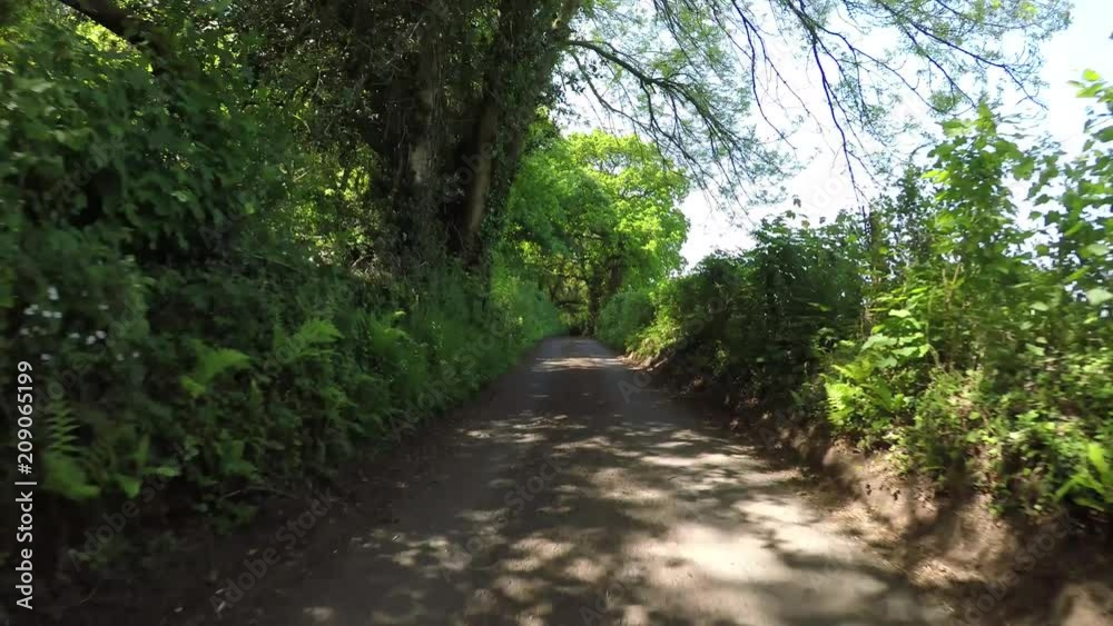 POV driving through Dunkery Beacon hill on Exmoor National Park in Somerset England POV driving through Dunkery Beacon hill on Exmoor National Park in Somerset England