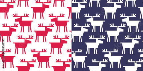 Simple xmas seamless patter...
