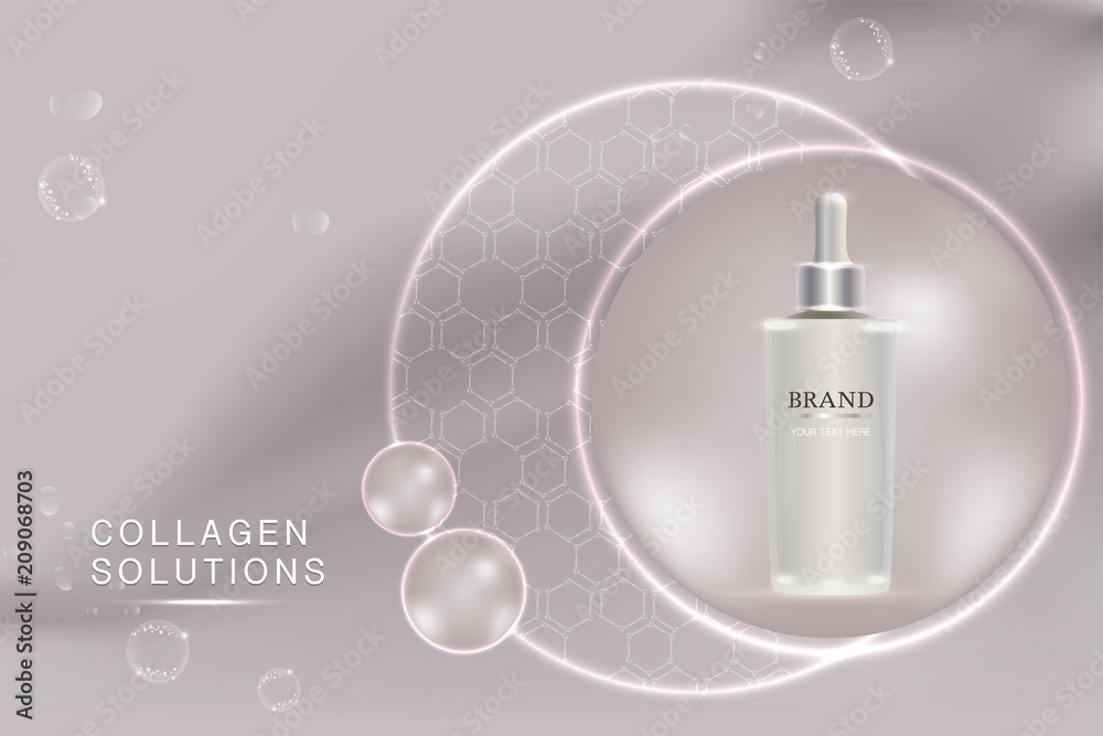 Beauty product, white cosmetic container with advertising background ready to use, luxury skin care ad, vector illustration. Beauty product, white cosmetic container with advertising background ready to use, luxury skin care ad, vector illustration.