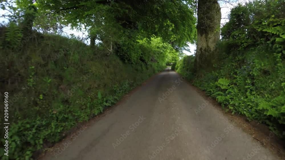 POV driving through Dunkery Beacon hill on Exmoor National Park in Somerset England POV driving through Dunkery Beacon hill on Exmoor National Park in Somerset England