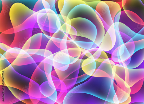 colorful fluid vibrant abstract background vector