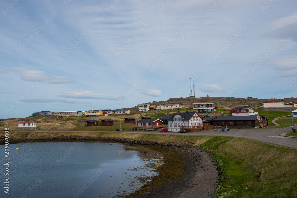 Village of Djupivoguir in Iceland