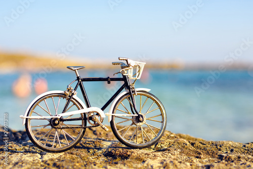 Small classic bicycle model photo