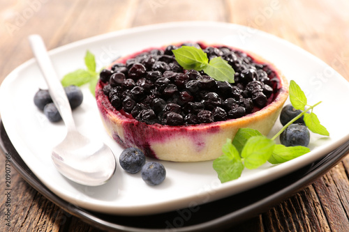 delicious blueberry tart