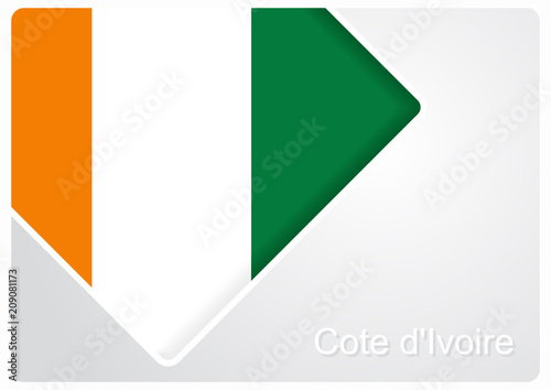 Ivorian flag design background. Vector illustration. Free Download Ivorian flag design background. Vector illustration. - GFXLoad