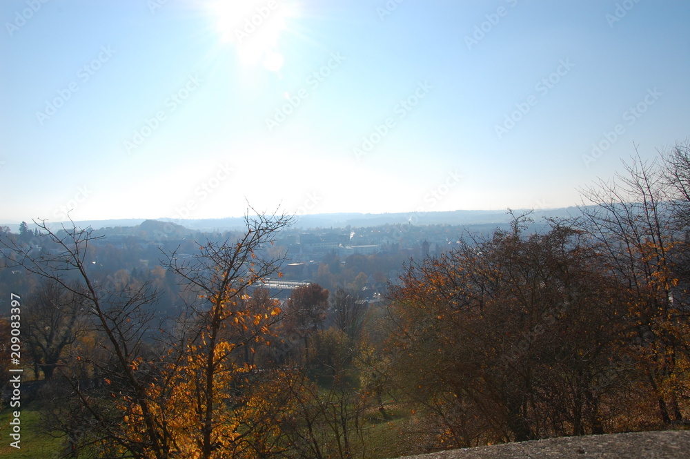 Blick über Ellwangen vom Schloss ob Ellwangen aus Blick über Ellwangen vom Schloss ob Ellwangen aus