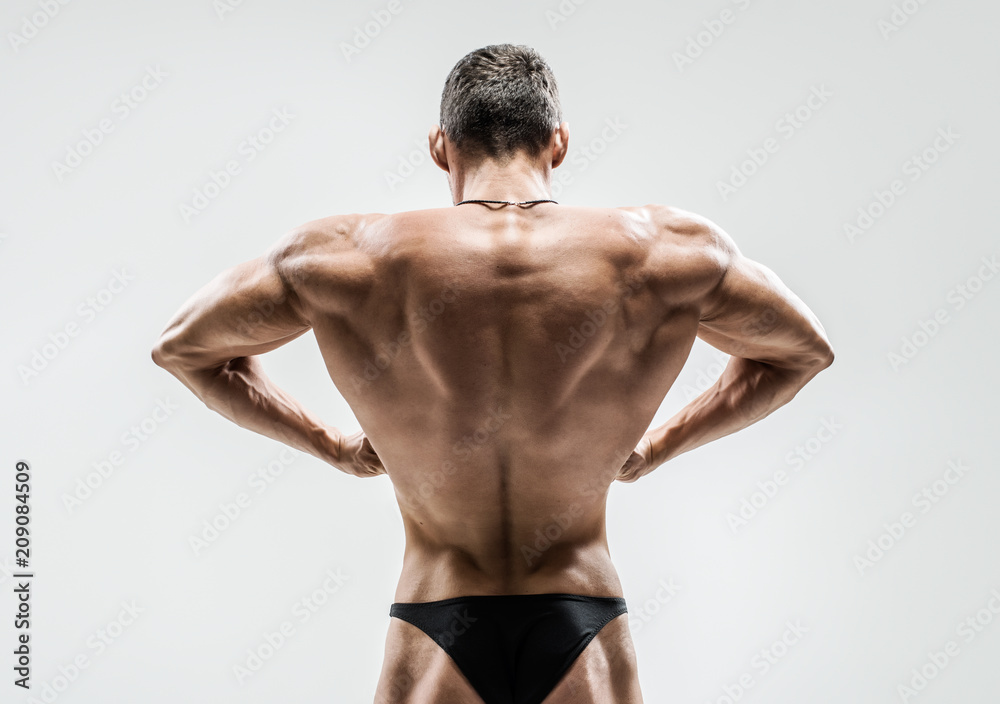 bodybuilder show muscles of back bodybuilder show muscles of back