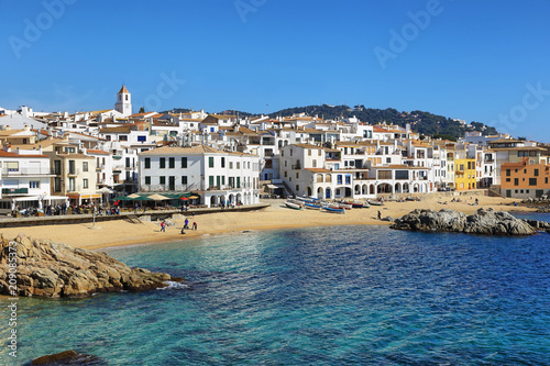 palafrugell fishing village at catalonia, spain photo