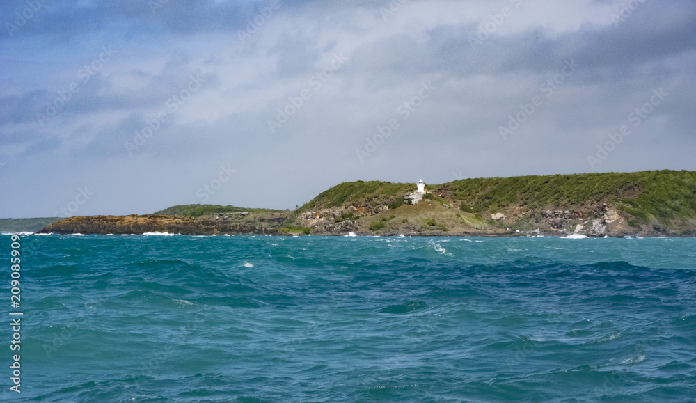 Fototapeta premium aproaching cape York from Sea, Torres Strait northern Territories, Australia