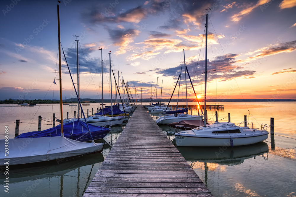 Sonnenuntergang am Ammersee