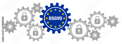 Zahnräder "DSGVO" Europa