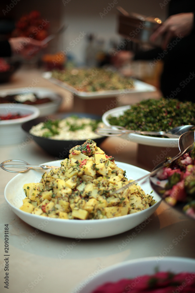open buffet - appetizers and salads open buffet - appetizers and salads
