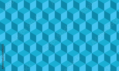 Blue abstract geometric pattern  Blue square pattern background