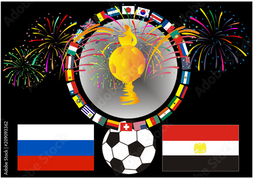 SOCCER-Fußball 2018 - Russland Ägypten
