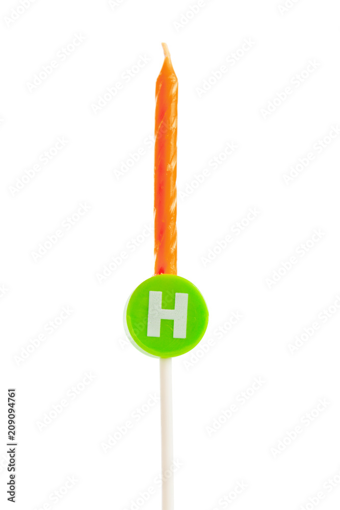 Colorful happy birthday candles Colorful happy birthday candles