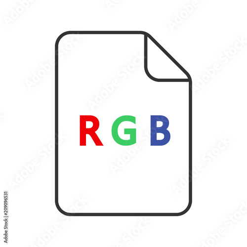 RGB color model icon