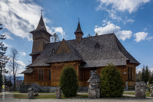 Wooden church in Koscielisko near Zakopane, Malopolska , Poland © Artur Bociarski
