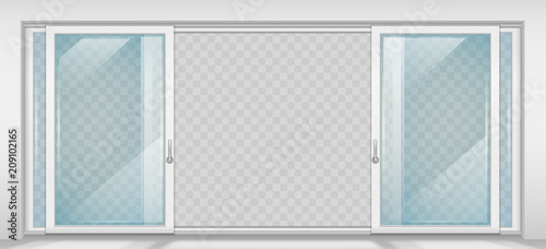 Contemporary sliding door