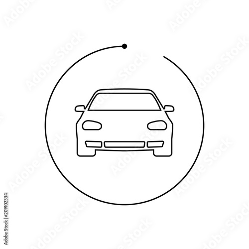 Car Icon. vector