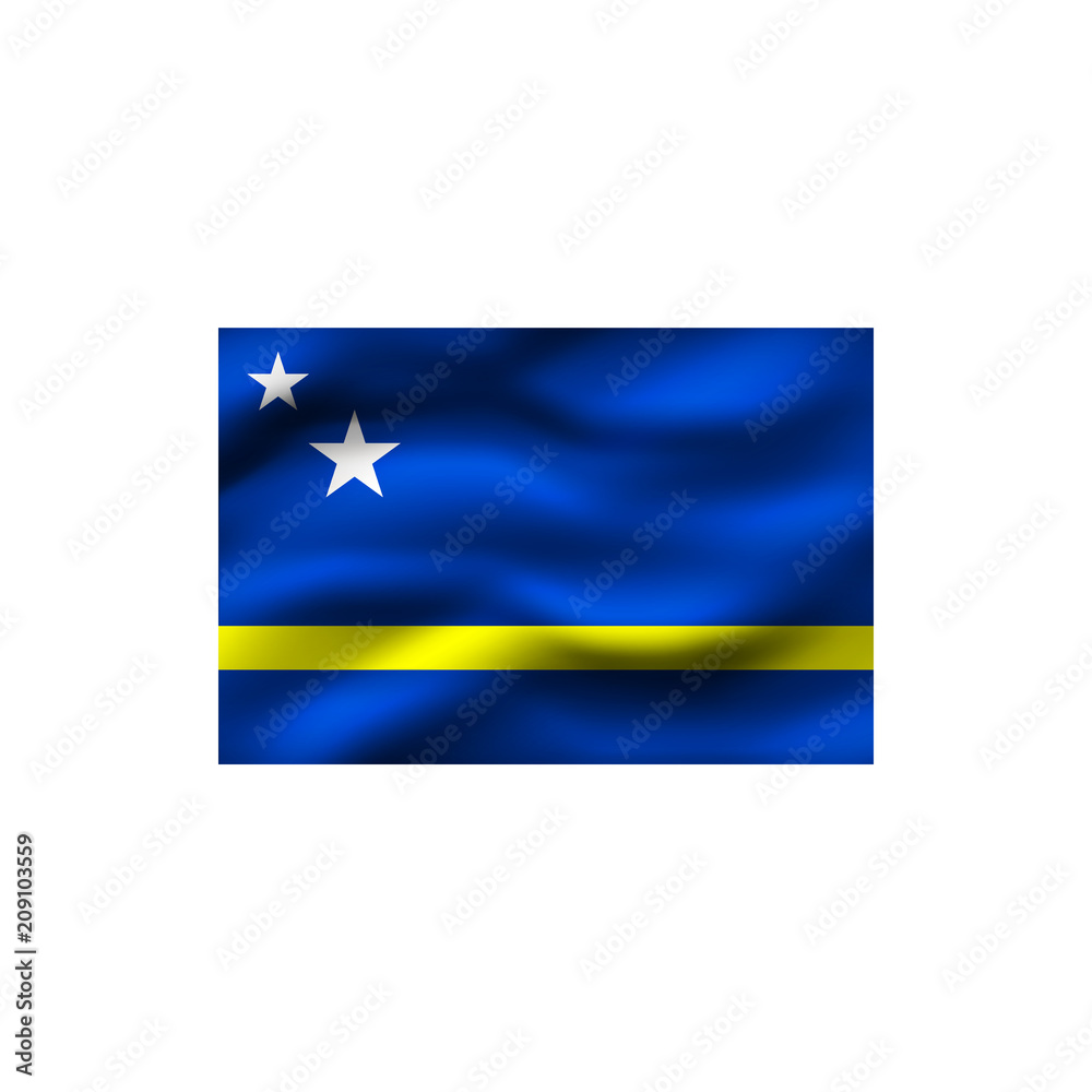 Flag of Curacao. Flag of Curacao.