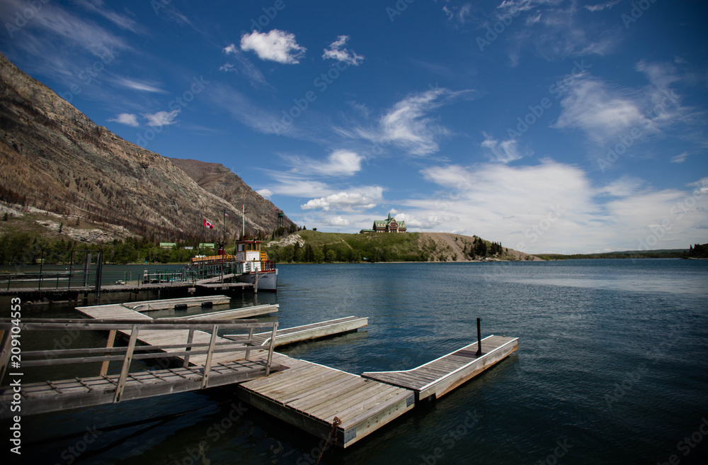 View of the the Prince of Wales from Waterton Park Dock