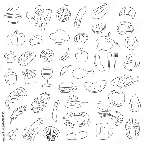 graphic food  vector