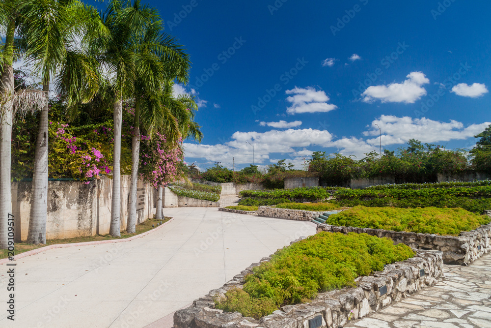 Garden of Che Guevara monument in Santa Clara, Cuba