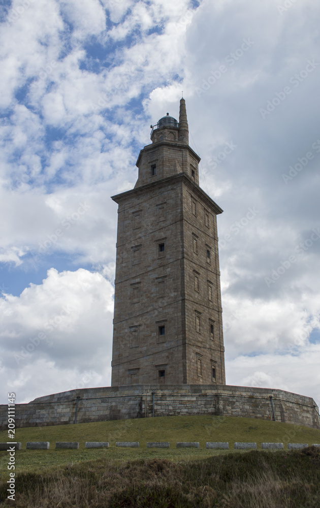 Roman built tower of hercules