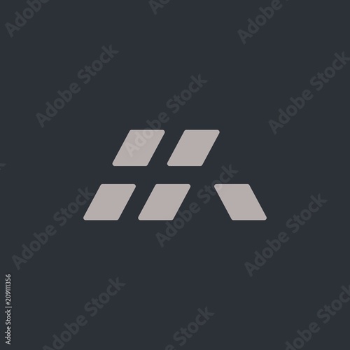 solar home logo design template