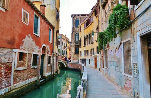 Venedig, Häuser am Kanal