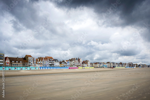 Dunkerque - Malo Les Bains, beach resort of Dunkirk. Nord Pas de Calais, France.