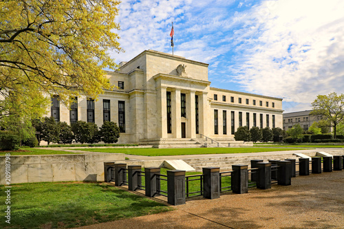 The Federal Reserve Building in Washington, DC.