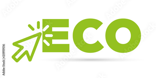 Ecology simbol cursor pointer