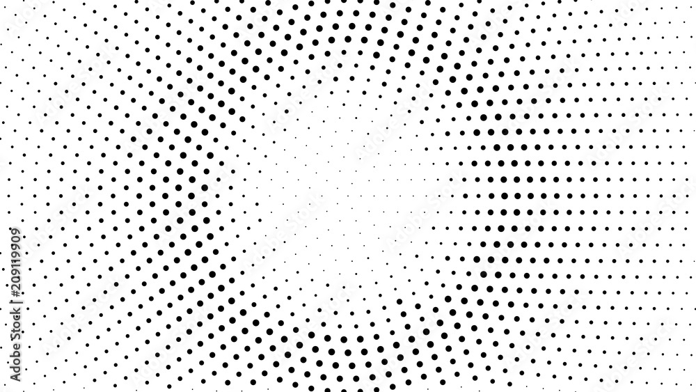 Halftone Dotted Background. Halftone Effect Vector Pattern. Circle Dots  Isolated On The White Background. Stock 벡터 | Adobe Stock