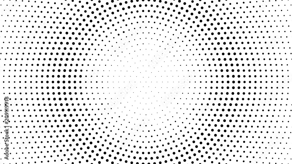 Halftone dotted background. Halftone effect vector pattern. Circle dots isolated on the white background.