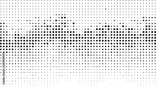 Halftone dotted background. Halftone effect vector pattern. Circle dots isolated on the white background.